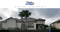 Desktop Screenshot of heightsgutters.com